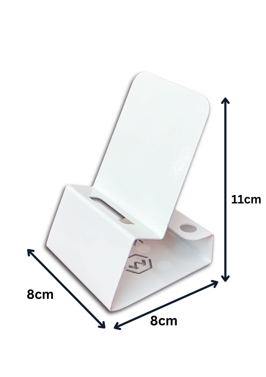 Mobile holder with Pen stand (White)