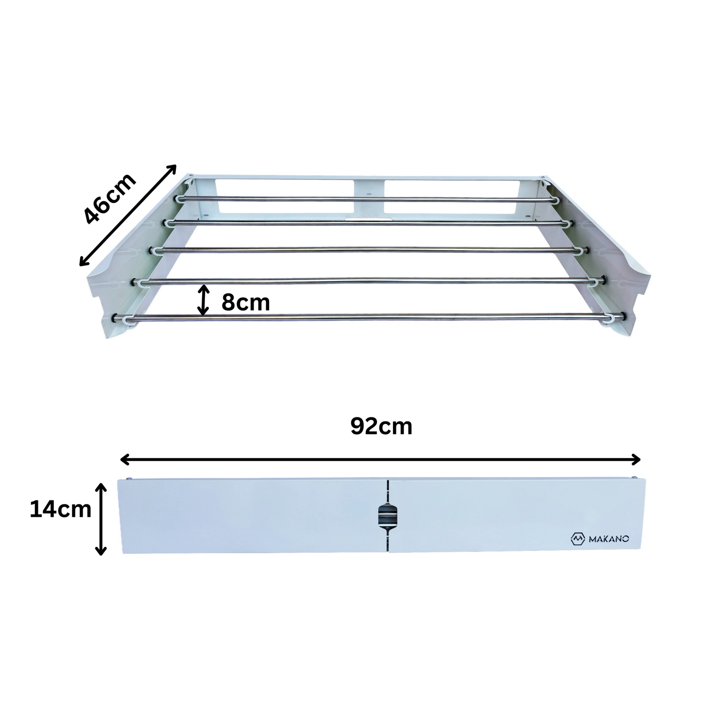 White Cloth drying rack