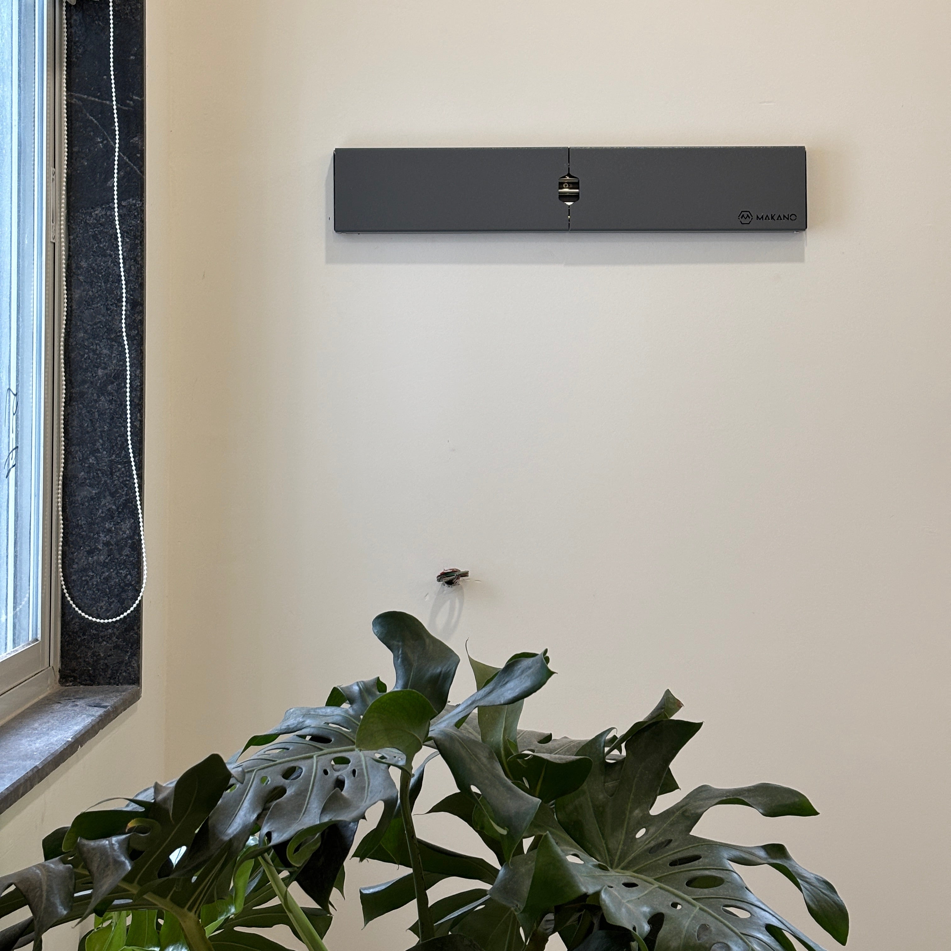 Wall mounted foldable cloth drying rack, minimalist and aesthetic alternative for indoor laundry