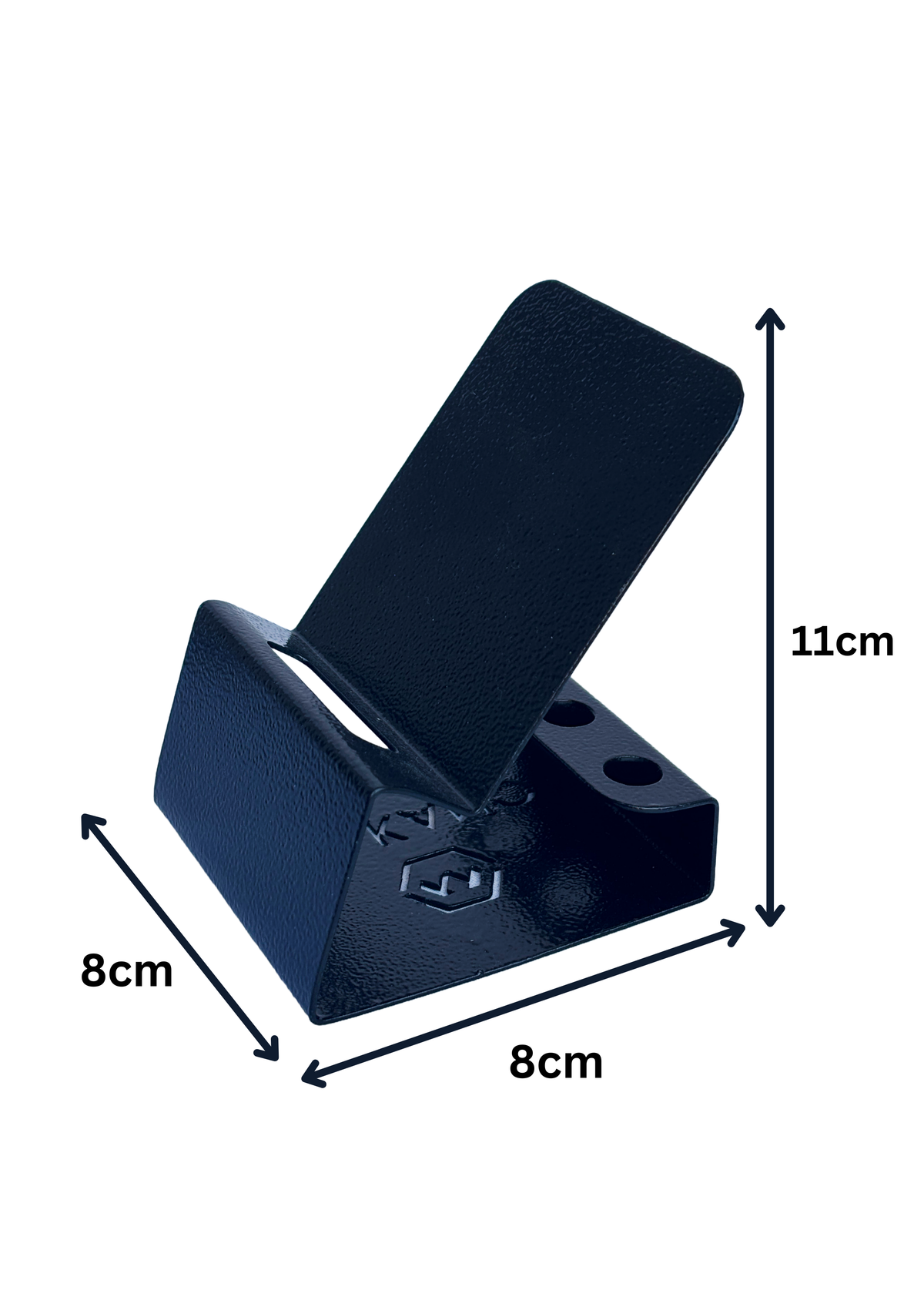 Phone holder with pen stand (Black)
